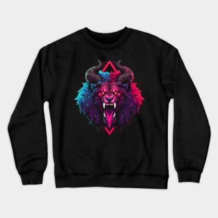 Duo Horned Beast Crewneck Sweatshirt